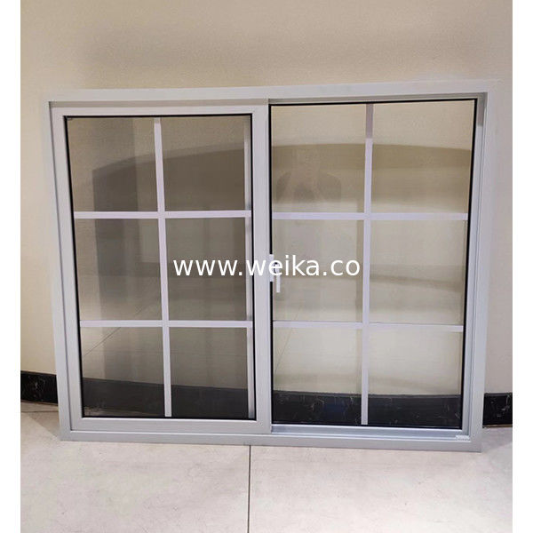 プレミアム UPVC ダブルガラス スライディングウィンドウ 工場直結 15年以上の専門知識 PVC スライディングウィンドウ