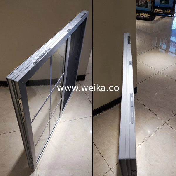 プレミアム UPVC ダブルガラス スライディングウィンドウ 工場直結 15年以上の専門知識 PVC スライディングウィンドウ