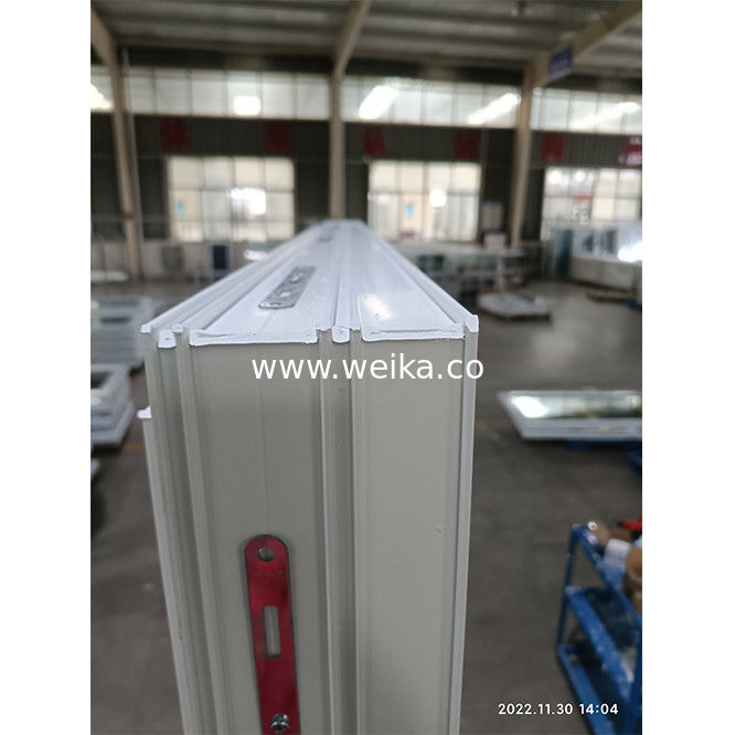 外部バルコニー UPVC スライディングドア PVC フロント インテリア アコーデオンフレーム