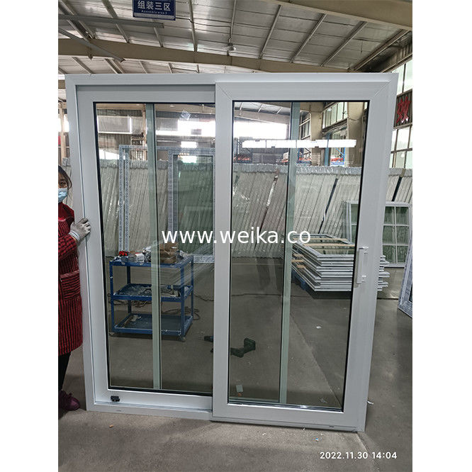 外部バルコニー UPVC スライディングドア PVC フロント インテリア アコーデオンフレーム