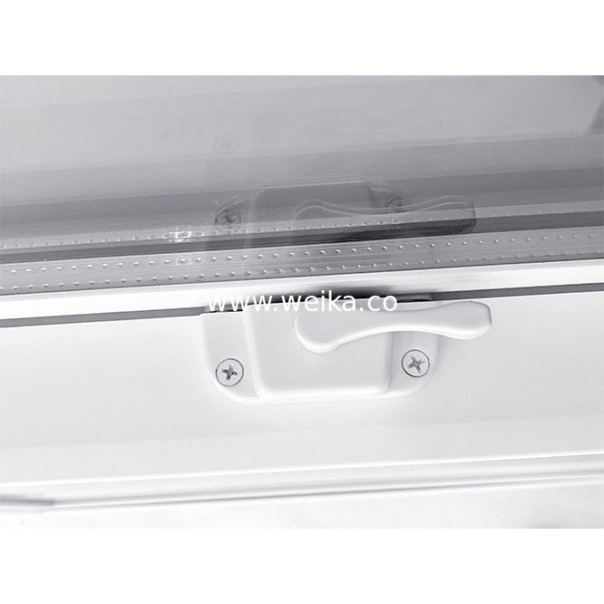 UPVC シングルハンガーの窓 全身プロファイルと風力抵抗機能