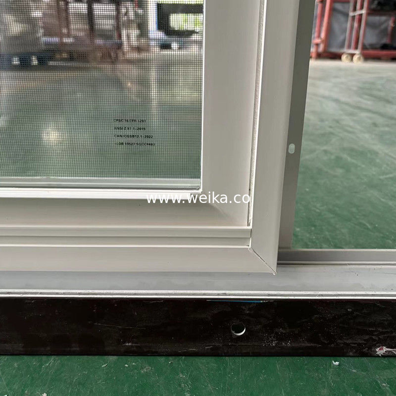 優れた耐耐候性 耐腐蝕性 UPVC 双重吊り窓サンプル 受け入れ