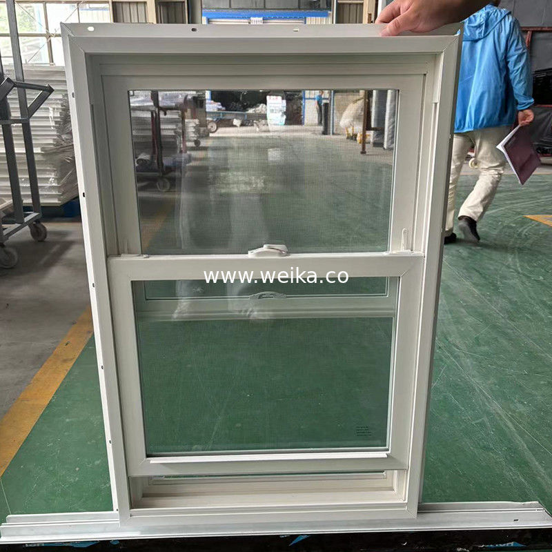 優れた耐耐候性 耐腐蝕性 UPVC 双重吊り窓サンプル 受け入れ