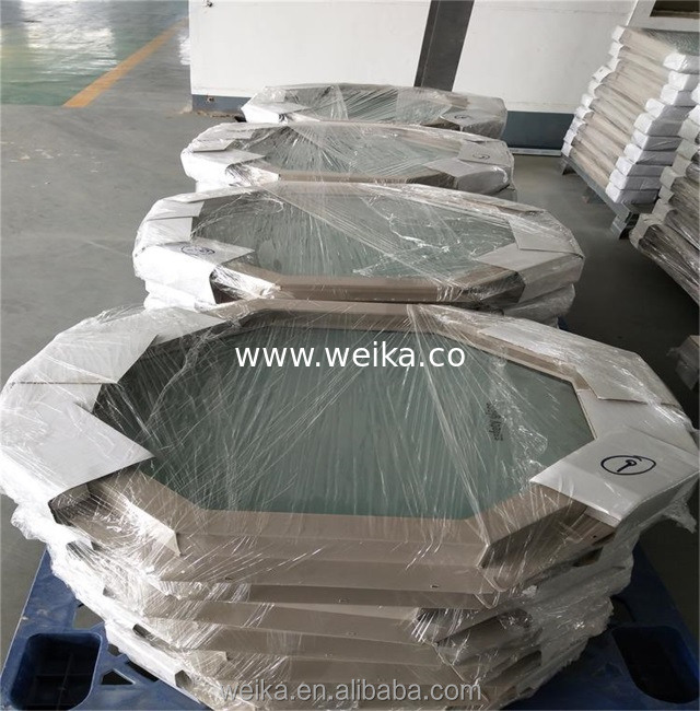 垂直開口部と低エネルギー消費のための粉体塗装シングルハングUPVC窓