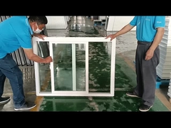アメリカの人気ビニール シングルスライディングウィンドウ 実用的な