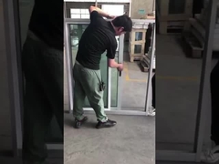 天然色 カースト アルミニウム スライディング 窓とドア タッチロック