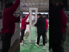 OEM ダブルグラス式 熱断裂 アルミニウム オーイング ウィンドウ トップ ハング 固定