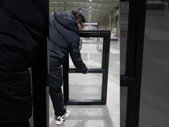 90mm 傾斜式 ダブル アルミウム 熱断裂式 吊り窓 36x46 カスタム