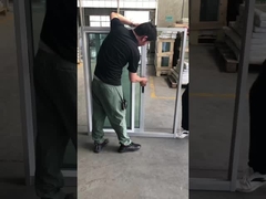 WEIKA アルミ色タッチ スライド窓 ダブルガラス モバイルハウス