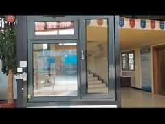 オーダーメイド アントラサイト カースト 傾き ターン UPVC ウィンドウ テンパーダブルガラス