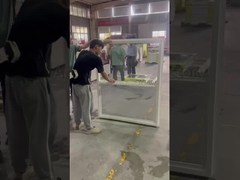 アメリカンスタイルのビニール UPVC シングルハンガーの窓 カスタムサイズ ウィンドウサプライヤー