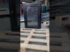 精密工学 UPVCビニール 黒 クランクウィンドウ ハンドキャスメント アメリカ ウィンドウ