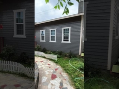 WEIKA 82 uPVC シングルハンガング 窓 晴れた小屋に設置