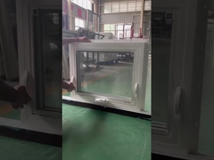 UPVC ハンドクランク式トップハングオーニング窓 – 制御された換気と妥協のない品質のために設計