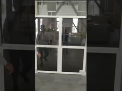 アメリカンスタイルのマリオン付きシングルハングビニール窓